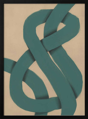 Tablou înramat „The Green Knot” de Little Dean