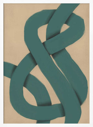Tablou înramat „The Green Knot” de Little Dean