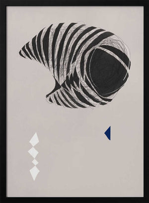 Tablou înramat „Abstract Stripes” de Little Dean