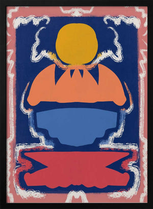 Tablou înramat „Bold Geometric Shapes and Vivid Colors” de Little Dean