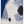 Tablou înramat „Blue Black and White Abstract” de Little Dean
