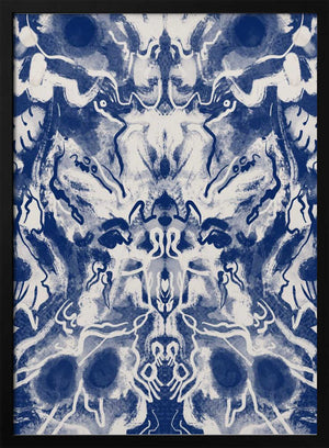 Tablou înramat „Symmetrical Ink Patterns” de Little Dean