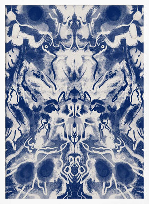 Tablou înramat „Symmetrical Ink Patterns” de Little Dean