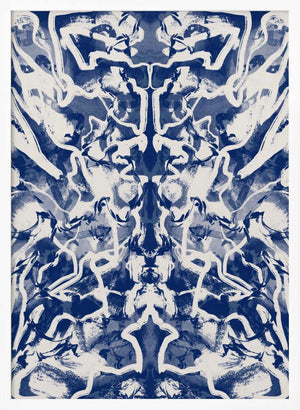 Tablou înramat „Symmetrical Ink Patterns” de Little Dean