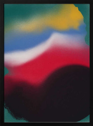 Tablou înramat „Dynamic Emotions Through Vibrant Color” de Little Dean
