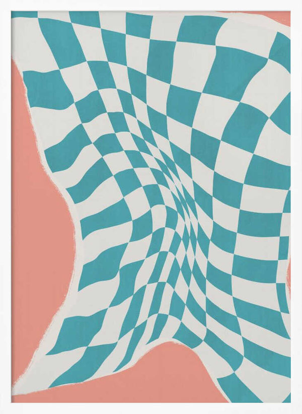 Tablou înramat „Line Drying Fabric In the Wind” de Little Dean