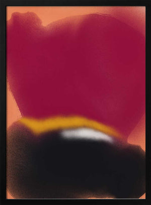 Tablou înramat „Red and Black Liquid” de Little Dean