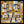 Tablou înramat „Mid Century Grid Pattern Two” de Little Dean