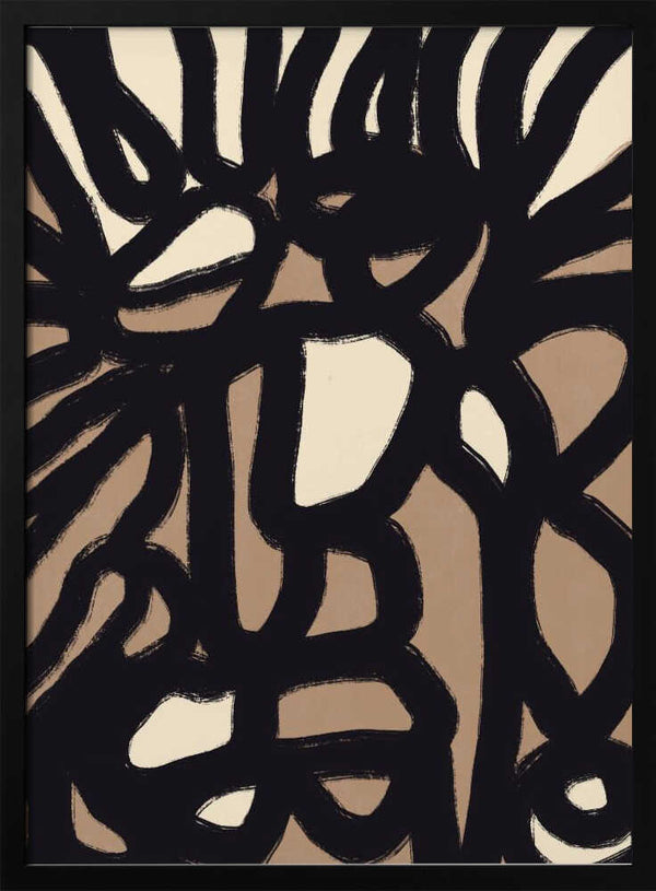 Tablou înramat „Dynamic Interplay Of Shapes” de Little Dean