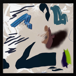 Tablou înramat „Mixed media abstract” de Little Dean