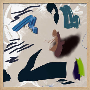 Tablou înramat „Mixed media abstract” de Little Dean
