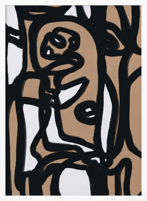 Tablou înramat „Bold line composition 05” de Little Dean