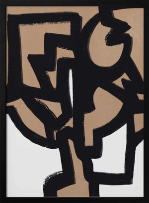 Tablou înramat „Bold line composition 07” de Little Dean