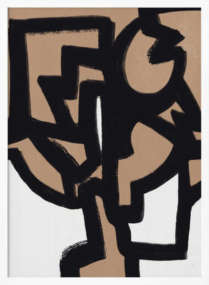 Tablou înramat „Bold line composition 07” de Little Dean