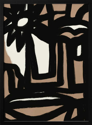 Tablou înramat „Bold line composition 10” de Little Dean
