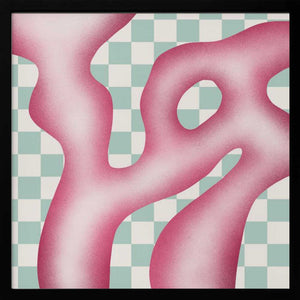 Tablou înramat „Abstract liquid 09” de Little Dean