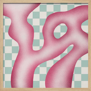 Tablou înramat „Abstract liquid 09” de Little Dean