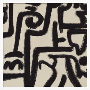 Tablou înramat „Line art abstract 04” de Little Dean