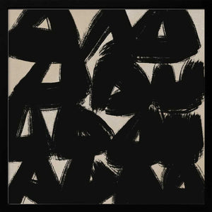 Tablou înramat „Bold Brush Shapes” de Little Dean
