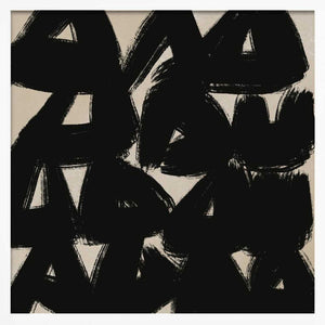 Tablou înramat „Bold Brush Shapes” de Little Dean