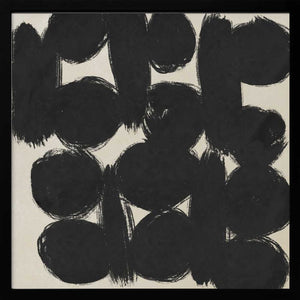 Tablou înramat „Circles abstract 02” de Little Dean