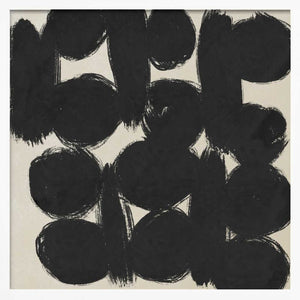 Tablou înramat „Circles abstract 02” de Little Dean