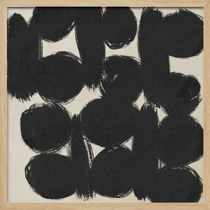 Tablou înramat „Circles abstract 02” de Little Dean