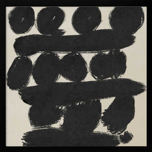 Tablou înramat „Circles abstract 03” de Little Dean