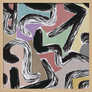Tablou înramat „Bold Brush Strokes” de Little Dean
