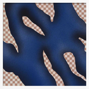 Tablou înramat „Checkered Waves” de Little Dean