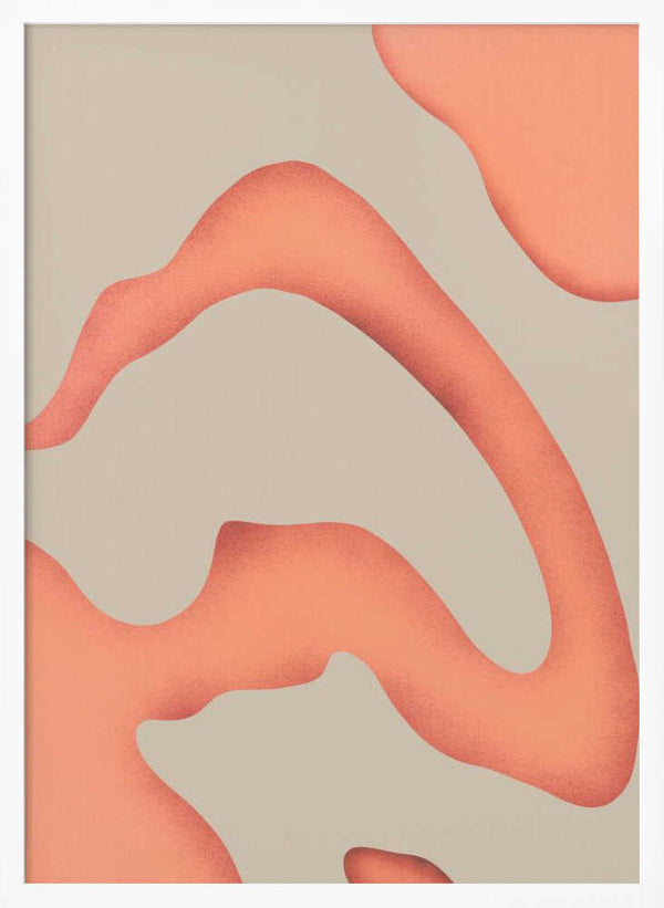 Tablou înramat „Coral Waves” de Little Dean