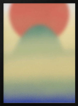 Tablou înramat „Sunrise behind the mountain” de Little Dean