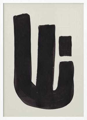 Tablou înramat „Ink Motif 12” de Ejaaz Haniff