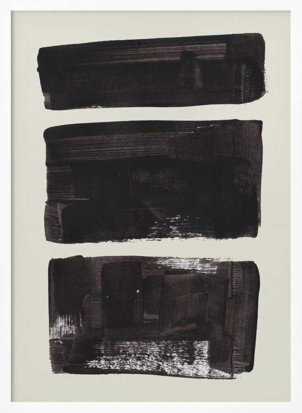 Tablou înramat „Ink Motif 9” de Ejaaz Haniff