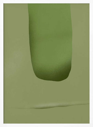 Tablou înramat „Stone portrait green” de Little Dean