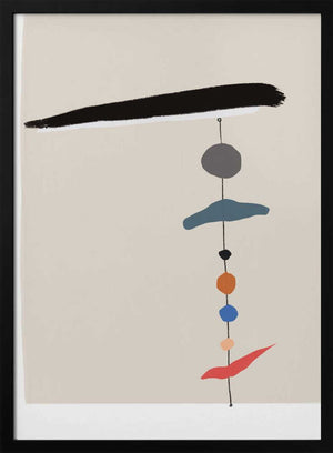 Tablou înramat „Simple Geometric Shapes” de Little Dean