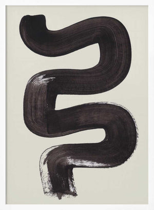 Tablou înramat „Ink Motif 24” de Ejaaz Haniff