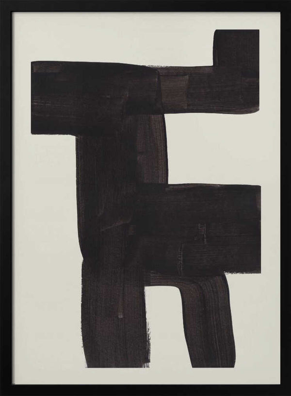 Tablou înramat „Ink Motif 40” de Ejaaz Haniff