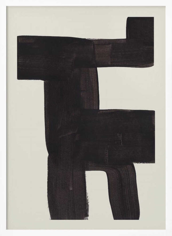 Tablou înramat „Ink Motif 40” de Ejaaz Haniff