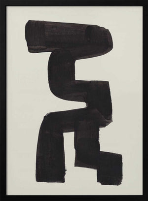 Tablou înramat „Ink Motif 44” de Ejaaz Haniff