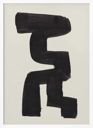 Tablou înramat „Ink Motif 44” de Ejaaz Haniff