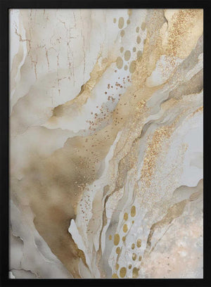 Tablou înramat „Gold Marble” de Sally Ann Moss