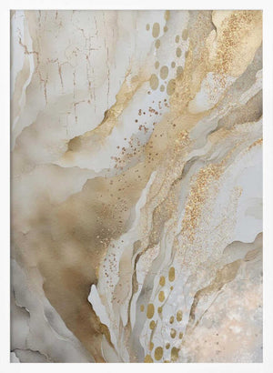 Tablou înramat „Gold Marble” de Sally Ann Moss