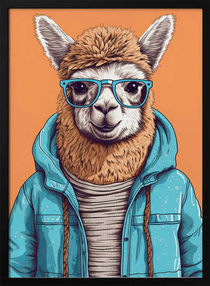 Tablou înramat „Lama 2” de Bilge Paksoylu