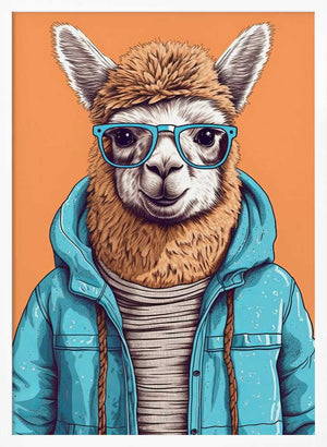 Tablou înramat „Lama 2” de Bilge Paksoylu