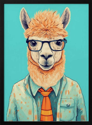 Tablou înramat „Lama 3” de Bilge Paksoylu