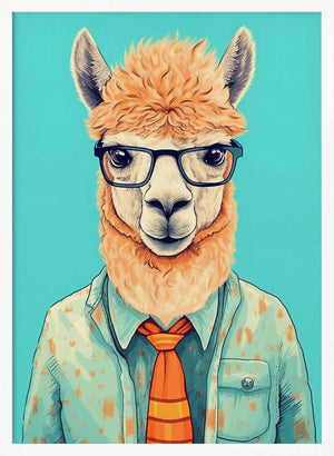 Tablou înramat „Lama 3” de Bilge Paksoylu