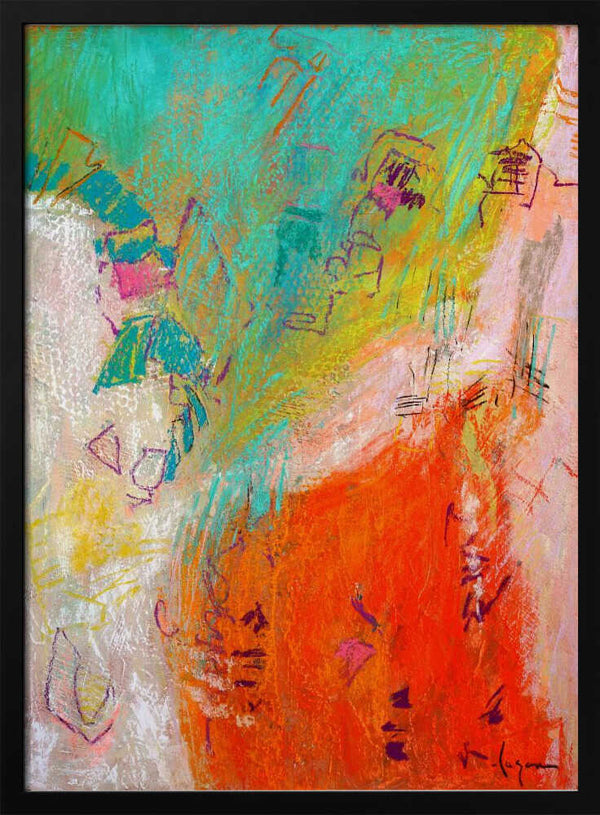 Tablou înramat „ Radiant Whirlwind” de Dorothy Fagan