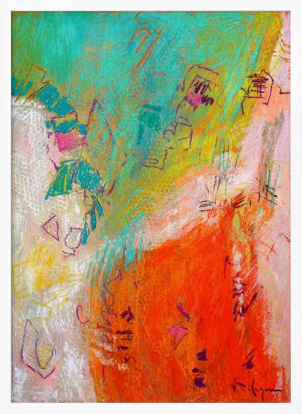 Tablou înramat „ Radiant Whirlwind” de Dorothy Fagan