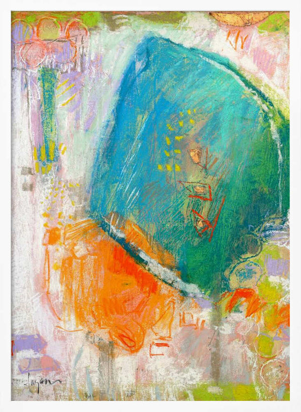 Tablou înramat „Vibrant Whirl” de Dorothy Fagan